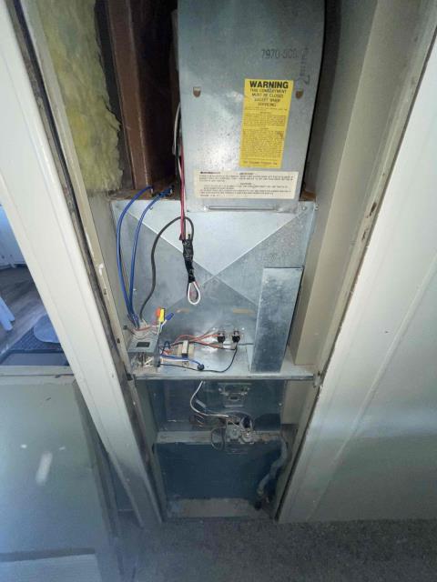 Onsite today for a 1985 Coleman furnace service call to turn gas back on for season.  System would light when gas valve was set to test, but would not sustain when turning to on. Relit system multiple times for longer periods to attempt to heat up thermocouple with no success. Will send estimates for replacment due to age and condition. Job Complete. Onsite today for a 1985 Coleman furnace service call to turn gas back on for season.  System would light when gas valve was set to test, but would not sustain when turning to on. Relit system multiple times for longer periods to attempt to heat up thermocouple with no success. Will send estimates for replacment due to age and condition. Job Complete.