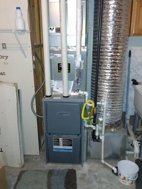 Onsite today and Performed maintenance / tune-up on Armstrong air heat pump system. Maintenace checklist complete. Tech noted fractured igniter, sent a replacement estimate for igniter. Job complete.