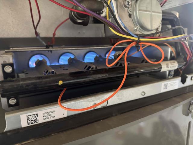 Onsite today for an RTF Service call. Technician successfully replaced board and high limit. No further work needed at this time on hvac system. Job Complete.