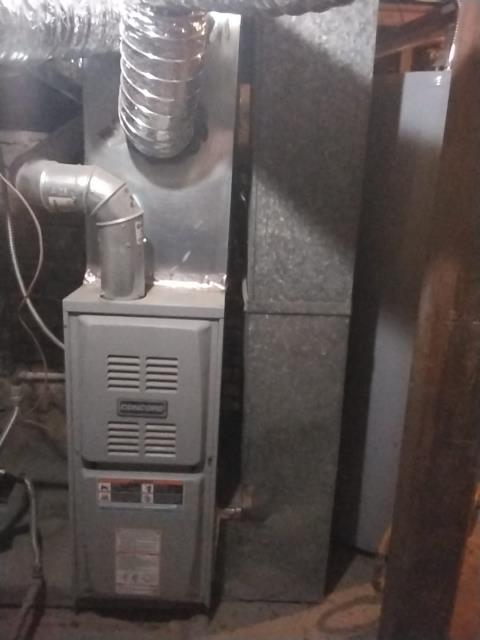 Onsite today for a 2020 Concord Furnace maintenance visit. Checklist complete. Technician found that the furnace is Installed with no filter, a crushed return drop and is not sealed properly. Sent recommendations by email. Job Complete.
