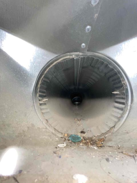 Onsite today for an Air Duct cleaning and sanitization of whole home. Successfully cleaned and sanitized all upstairs ducts and returns. Sending estimate for recommendations. Job Complete.