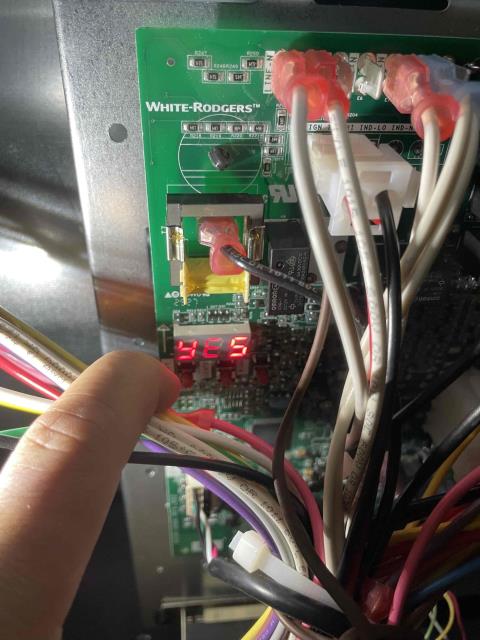 Onsite today for a no heat service call for a Goodman furnace. Diagnosis is a fauley A2L Sensor. Will return with updated sensor tomorrow. Job Complete.