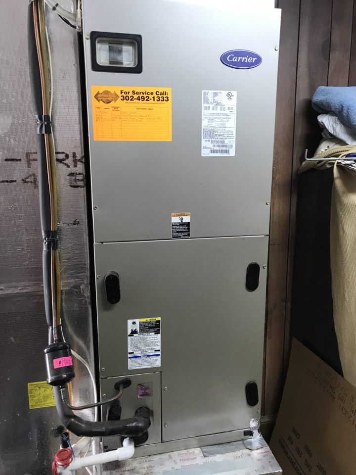 Milford, DE - Thank you for your ongoing trust with AirDoctorX! Your Carrier Heat Pump System is working great... and is ready for the summer! Milford, DE - Thank you for your ongoing trust with AirDoctorX! Your Carrier Heat Pump System is working great... and is ready for the summer!