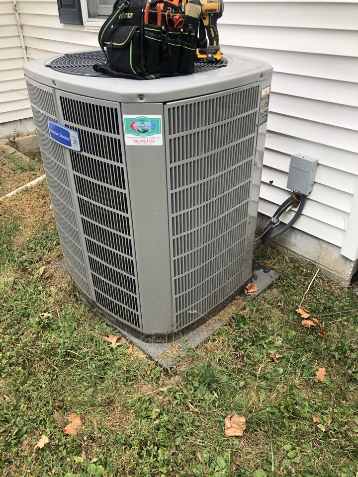 Winter maintenance on American standard heat pump