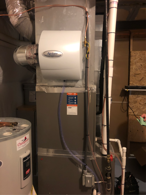 Same-day humidifier install performed by Matt from Air Doctorx in Bear, DE for a wonderful client!! Thank you for allowing Air Doctorx the opportunity to improve the comfort of your home. 