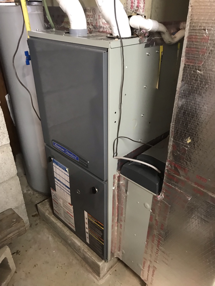 We Thank You for your continued CPP service provided by us here at Air DoctorX.  Your 2 Stage American Standard Furnace is running as it should for this years winter!  Thank you again!!