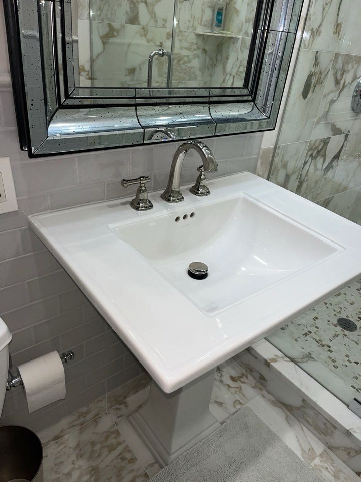 Bathroom and kitchen faucets replaced 