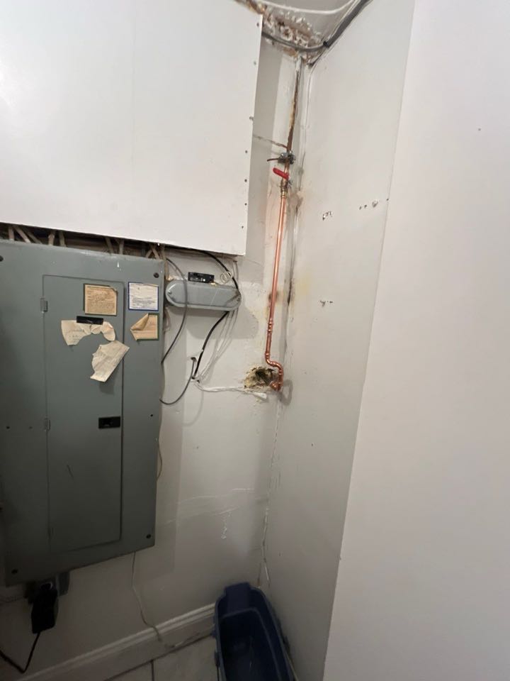 Bursted pipe repaired 