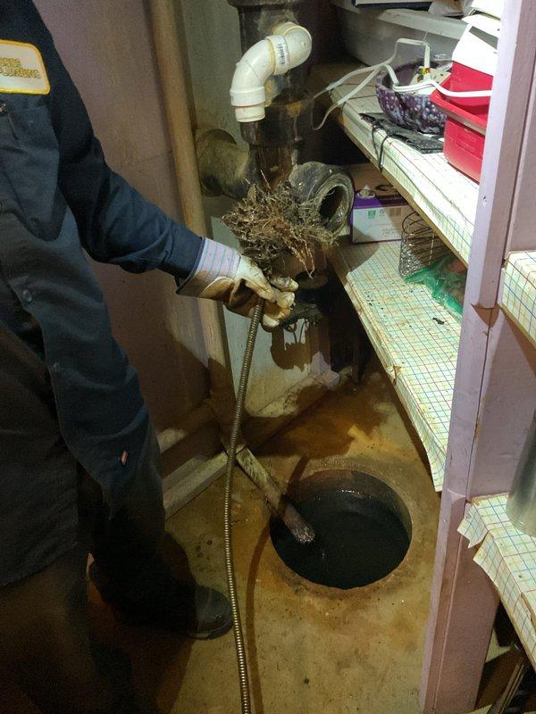 Conducted same-day service to address drainage issues by performing professional rodding of the inside clean out and servicing a standard sump pump system. Successfully cleared significant debris buildup from the drain line and ensured proper operation of the drainage system as sold by Joey.