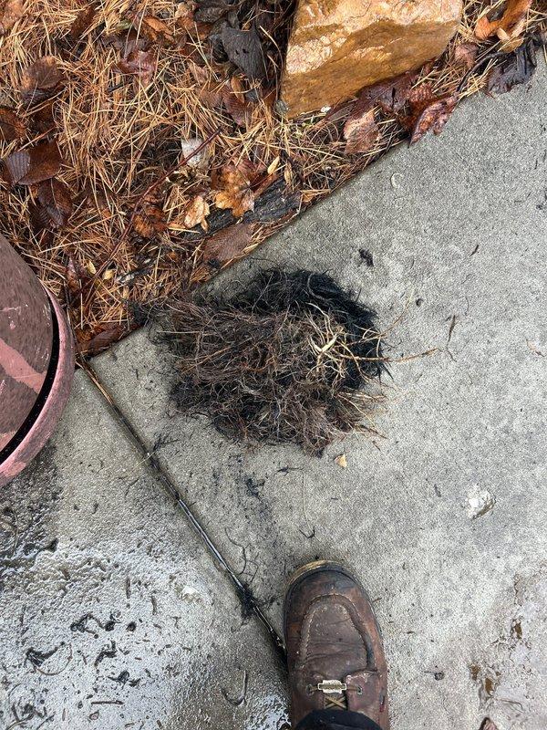 Performed flood control pump replacement in client's partially flooded manhole access point, along with comprehensive camera inspection and line rodding services as scheduled. Successfully replaced aging system components, addressing cracked concrete and seams in the circular structure. Job sold by Jon.