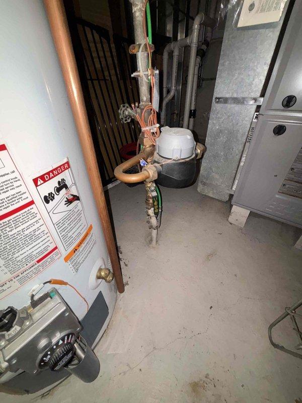 Responded to service call for two slow-draining bathroom sinks and gas line capping. Upon inspection of plumbing infrastructure, discovered significant blockage in drainage pipes requiring clearing. Located gas line in utility room near water heater and HVAC system, and properly capped it according to safety protocols. Successfully restored proper drainage to both bathroom sinks, ensuring normal water flow.