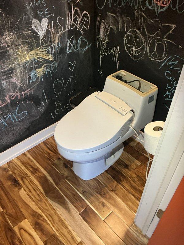 Conducted callback inspection for customer Jon. Examined washing machine and bathroom toilet. Determined need for cleanout installation and scheduled John Hartman to provide estimate on Monday.