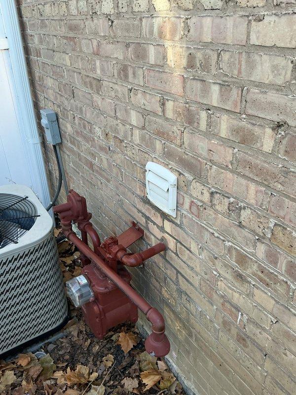 Performed a comprehensive gas leak investigation at customer's property after utility company shut off gas service. Located corrosion at cast iron to PVC pipe connection point in utility area, which was the source of the leak. Completed pressure testing of gas lines and repaired deteriorated connection to restore safe gas service and heating functionality to the home.