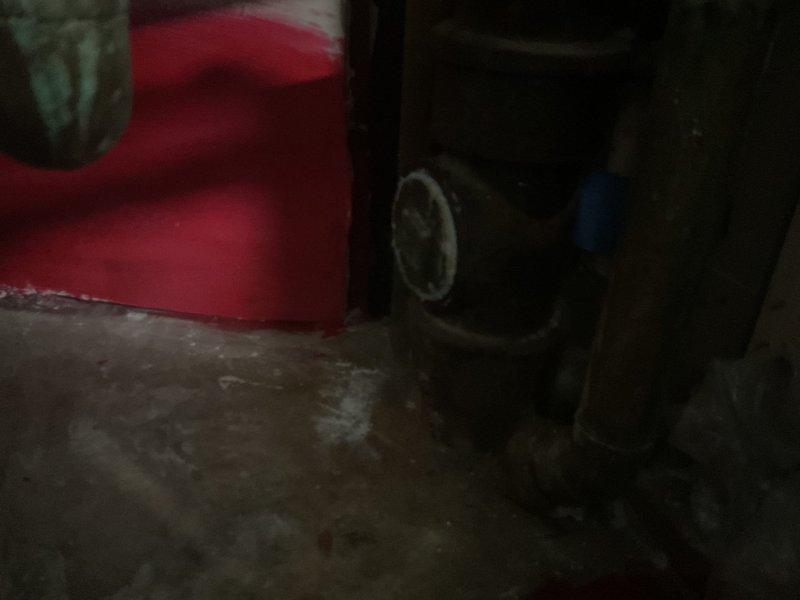 Inspected floor drain backup issue occurring during rainfall. Found drain clog in basement area requiring cleaning service. Also examined existing Rheem Performance water heater (installed 2016) for potential replacement. Provided customer with replacement options and recommendations based on current installation configuration.