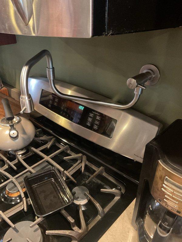 Performed site inspection for future installation of customer-supplied vanity and faucet. Documented existing plumbing fixtures and mounting locations to prepare for upcoming installation work. Will return as scheduled to complete the installation.