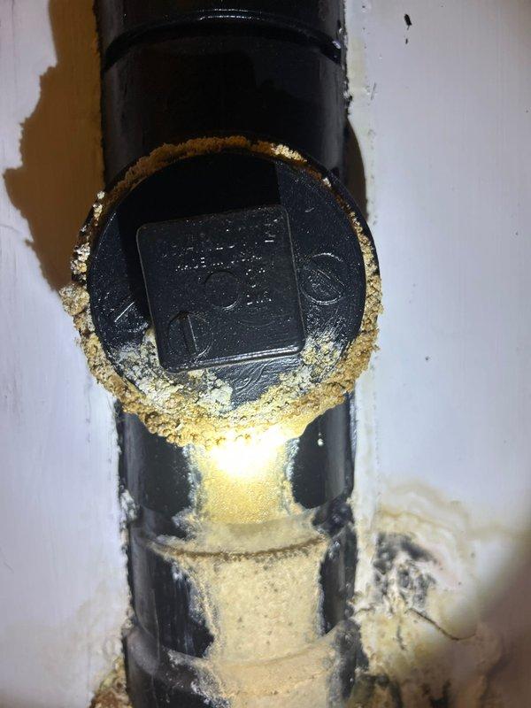 Responded to customer request for toilet installation estimate. Inspected existing plumbing connections, including PVC clean-out access point and water supply lines. Evaluated mechanical room configuration with water heater and associated piping to determine compatibility with customer's planned toilet installation.