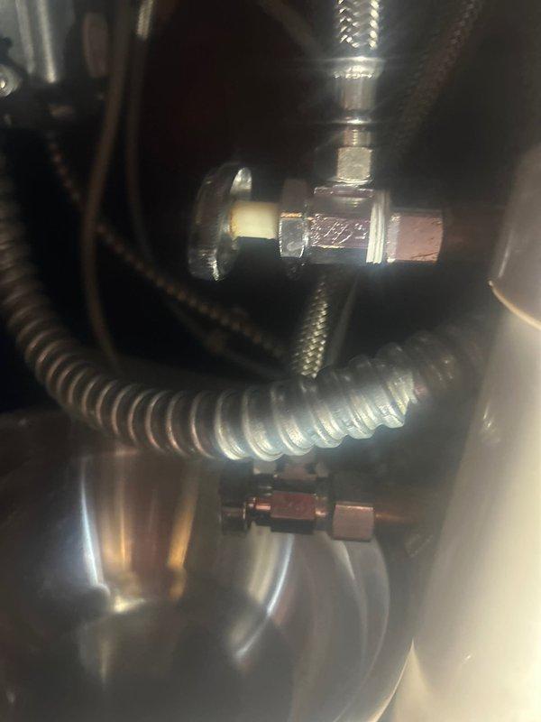 Completed installation of new kitchen sink and jacuzzi tub faucets. Replaced deteriorated supply shut-off valves which were causing dripping. Installed new braided stainless steel supply lines and verified proper operation with no leaks at all connection points.