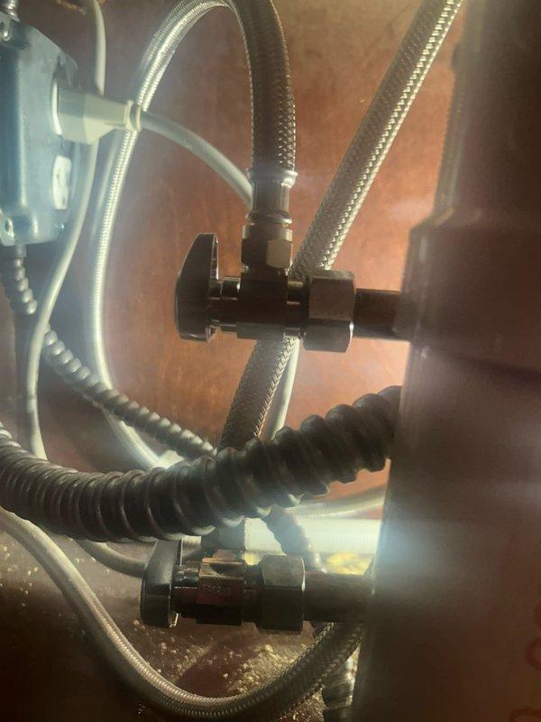 Completed installation of new kitchen sink and jacuzzi tub faucets. Replaced deteriorated supply shut-off valves which were causing dripping. Installed new braided stainless steel supply lines and verified proper operation with no leaks at all connection points.