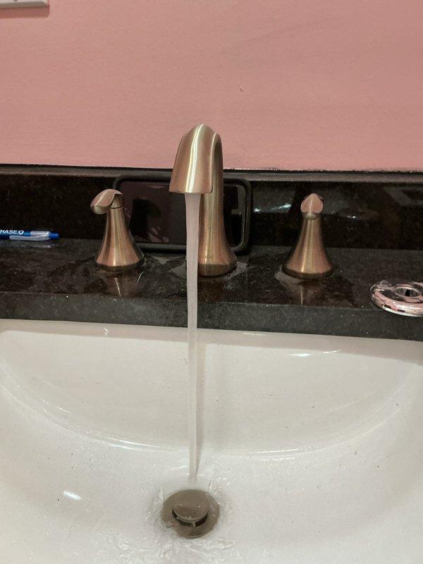 Successfully reinstalled toilet and reconnected laundry setup following previous removal during work on Unit 3 (Erin Moreno job #143701246). Verified proper water connections and confirmed normal operation with no leaks.