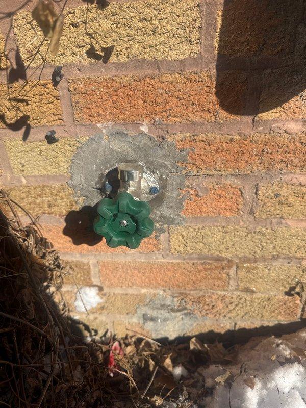 Investigated water leak in basement. Located and repaired burst copper supply pipe in ceiling cavity. Verified proper function of exterior spigot connection and confirmed system integrity after repair. No further leakage observed.