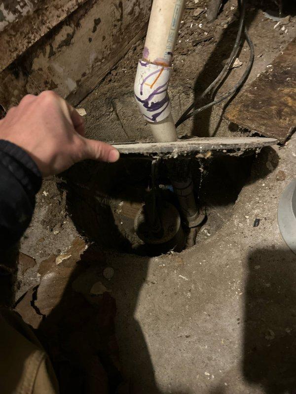 Responded to customer's request for frozen pipe service. Inspected basement area where multiple pipes showed signs of freezing and moisture damage. Located compromised pipe sections, thawed using professional equipment, and applied proper insulation to prevent future freezing. Observed water damage on concrete floor indicating previous pipe failure. Provided recommendations for additional insulation at vulnerable points and proper winterization procedures.