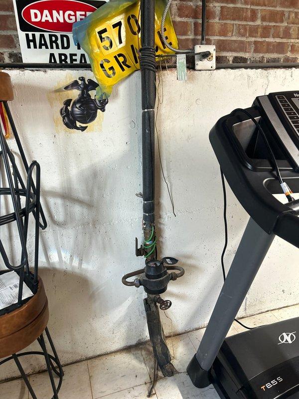 Responded to emergency call regarding burst outdoor spigot pipe. Inspection revealed extensive ice formation around exterior AC unit and associated PVC drainage pipes due to freezing conditions, with significant water damage evident. Repaired the compromised pipe section, restored water flow, and advised customer on preventative measures for future cold weather events.