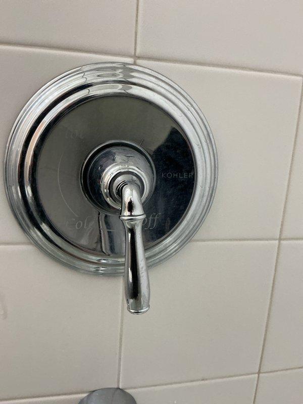 Responded to service call for no hot water issue with Kohler shower valve. Diagnosed and serviced the single-lever shower control mechanism. Successfully restored hot water functionality to the shower fixture.