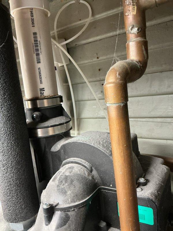 Performed VIP maintenance on tankless water heater that customer reported required frequent restarting. Flushed system using bucket and hose to remove mineral buildup from heat exchanger. Inspected copper supply lines and PVC condensate drain for proper installation and function. Located and repaired leak under sink that customer was unable to identify.