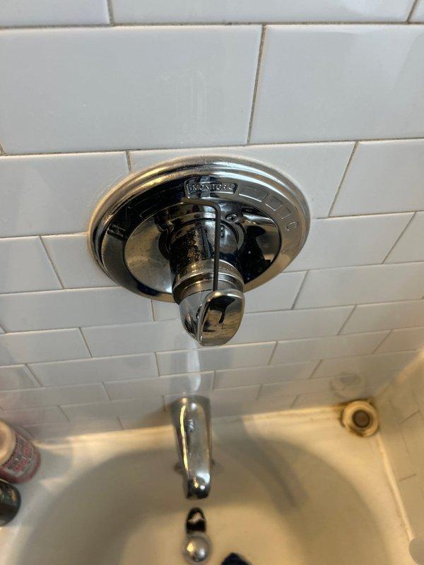 Performed cartridge replacement in bathroom shower fixture and completed kitchen faucet diagnostic. Successfully rodded lavatory drain to restore proper flow. Service required building water shutdown during repair process.