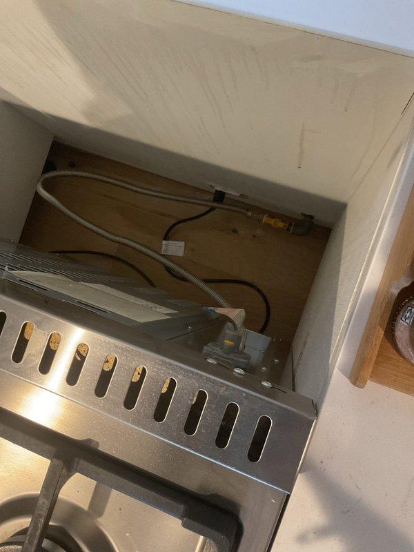 Responded to customer report of suspected gas leak near stove. Conducted thorough pressure test on gas line system using brass test gauge. Located and repaired minor leak at stove connection point by tightening fitting and applying appropriate sealant. Final pressure test confirmed successful repair with system holding pressure at manufacturer specifications.