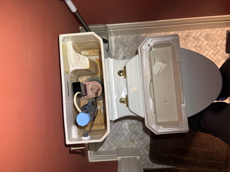 Performed comprehensive bathroom plumbing service including replacement of toilet wax ring to address sewer odor issues, conducted smoke test to verify seal integrity, rebuilt toilet internal components, and repaired leaking faucet and exterior spigot. Visual inspection confirmed proper installation and function of all repaired fixtures.