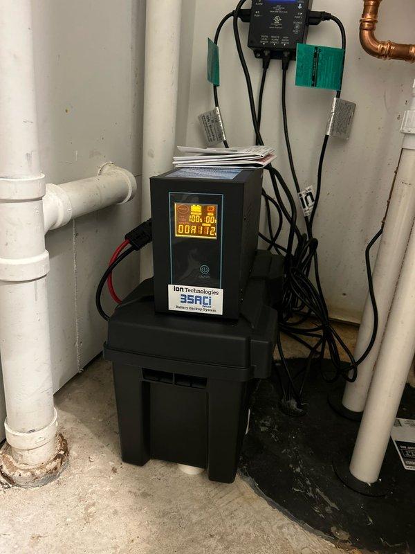 Inspected RO Technologies 35RN water treatment system installed by Goode Plumbing that is currently under warranty. Determined that replacement parts are required beyond just the battery as initially assumed. Will contact customer when necessary materials are in stock to complete the warranty service.