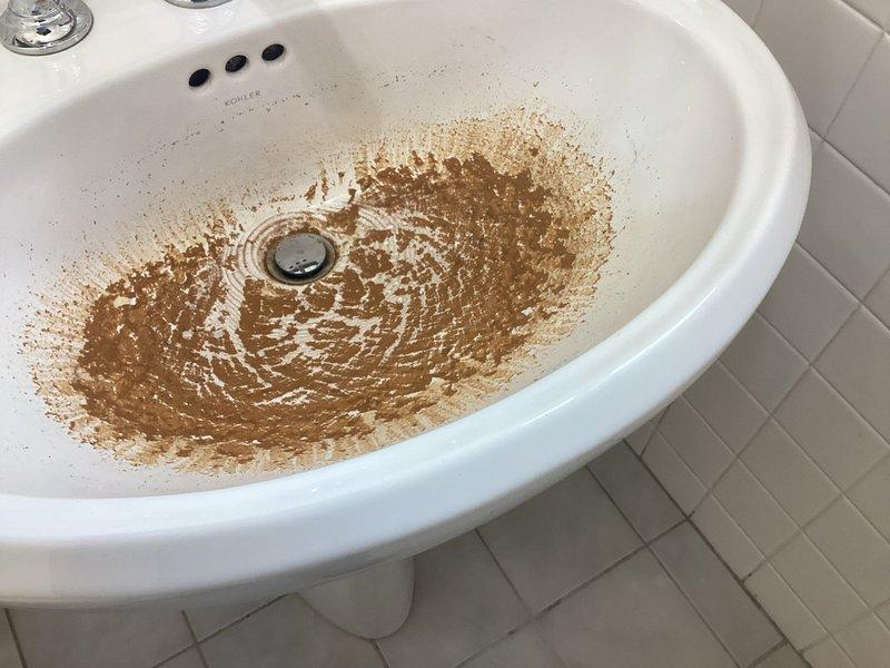 Completed installation of new faucet in kitchen and addressed radiator issues as part of building shutdown service. Removed severely corroded plumbing components showing significant rust/mineral deposits, replacing with new brass and metal fittings. All work successfully completed per sold repair specifications.