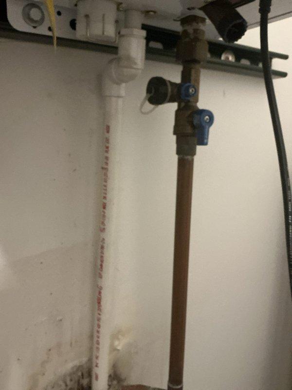 Replaced faulty sink drain assembly and installed new P-trap to resolve persistent leak that had caused visible water damage on floor below fixture. Inspected adjacent copper supply lines and PVC waste pipe for integrity, confirming proper operation of shut-off valves during service.