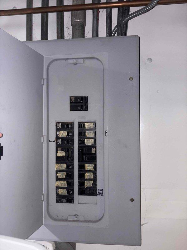 Conducted assessment of leaking 40-gallon gas water heater. Customer requested conversion to electric system. Inspected electrical panel capacity and examined existing plumbing infrastructure to evaluate feasibility of conversion. Documented current installation conditions and provided estimate for removal of gas unit, installation of customer-selected electric water heater, and necessary electrical and plumbing modifications.