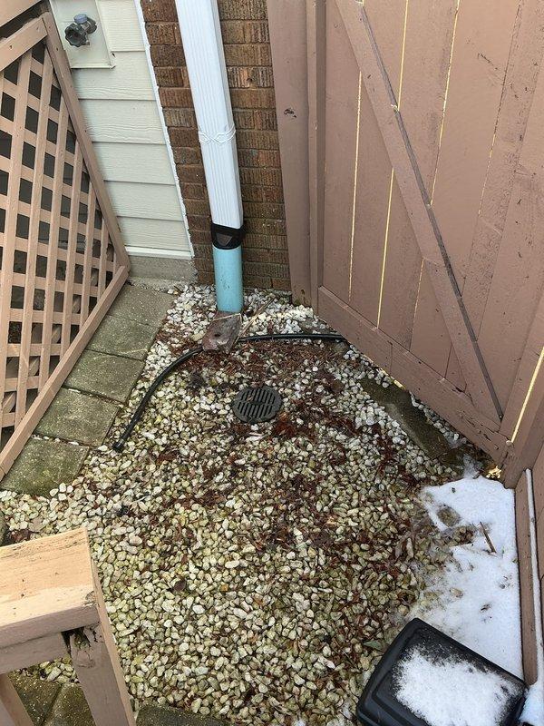 Performed annual sewer line and storm water drainage maintenance on 104-year-old home, including comprehensive inspection and cleaning of both systems. Examined downspout connections to drainage system, verified proper function of exterior drain grates, and documented condition of existing drainage infrastructure. Replaced deteriorated hose bib as requested to restore proper outdoor water access functionality.