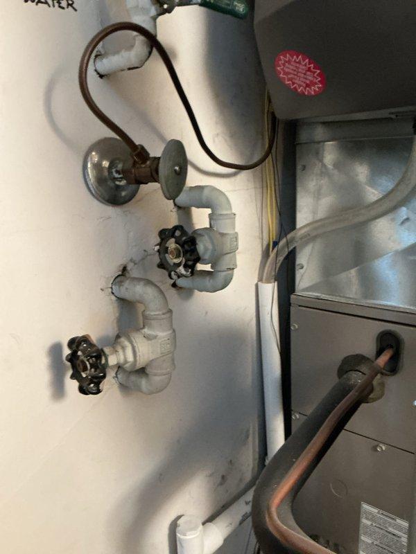# Service Report: Shower Head Leak Repair

Responded to service call for leaky shower head in morning hours. Upon inspection, identified water leak at shower valve assembly with chrome single-handle fixture. Assessed surrounding tile work which showed evidence of prolonged moisture exposure and potential water damage behind wall surface. 

Disassembled shower trim and handle to access cartridge assembly. Replaced worn internal components including O-rings and cartridge seals that were causing the leak. Tested valve operation and verified proper hot/cold water mixing and flow control. Confirmed complete leak elimination at fixture connection points.

Inspected related plumbing infrastructure in utility area, including water supply lines, shut-off valves, pressure regulation system, and water heater connections to ensure no additional leaks or pressure issues contributing to fixture failure. All supply systems found operating within normal parameters. Reassembled shower trim and restored
