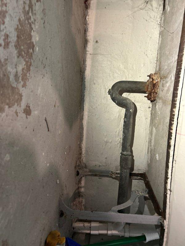 # Plumbing Service Report

Completed emergency water heater replacement and toilet installation in residential property. Removed existing corroded electric water heater showing significant rust deterioration at pipe connections and wall penetrations, then installed new electric water heater with proper code-compliant connections and support brackets. Replaced aging toilet in main bathroom with new Gerber Viper model, including wax ring replacement, water supply line connection, and proper mounting to existing flange. All installations tested for proper operation and inspected for leaks prior to job completion.