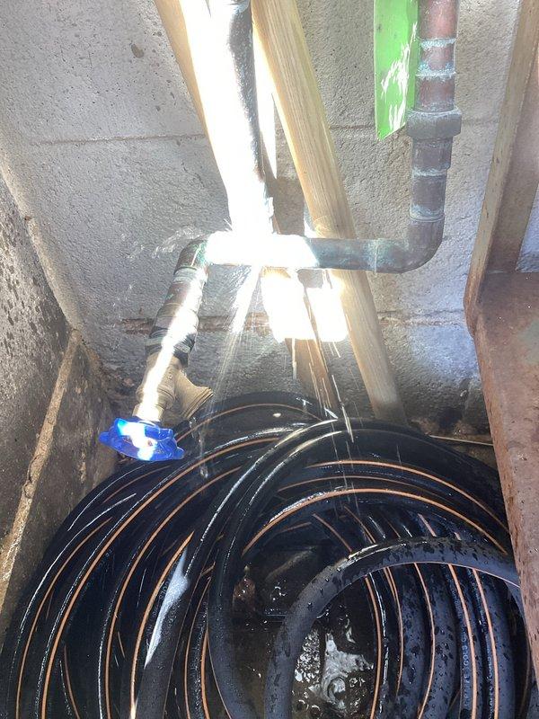 # Plumbing Service Summary

Responded to service call for outdoor pipe repair and sink drain rodding. Successfully repaired damaged outdoor piping system and cleared obstructed sink drain line using professional rodding equipment. Installed new pipe fittings and components as needed to restore proper water flow and eliminate leak source. All plumbing connections were tested and verified operational upon completion, with no active leaks detected at time of departure.