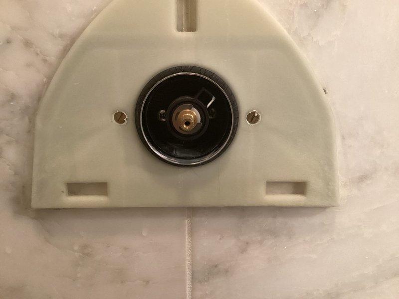 Responded to customer report of leaking shower faucet that began the previous day. Upon inspection, identified worn valve stem cartridge and deteriorated internal seals as the source of the leak. Removed existing trim plate and faceplate, extracted the faulty cartridge assembly, and replaced with new OEM-compatible valve stem and seal kit. Reinstalled mounting hardware and trim components, ensuring proper alignment and secure attachment to wall substrate. Tested water flow and temperature control through multiple cycles to verify complete elimination of leak and proper valve operation.