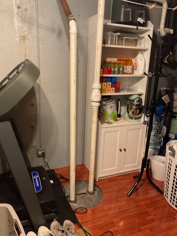 Responded to a clogged drain call affecting the basement toilet and shower. Upon arrival, accessed the basement plumbing system where main drainage lines are located near the utility area with visible PVC waste stack and water supply lines. Successfully cleared the blockage restoring proper drainage function to both fixtures.