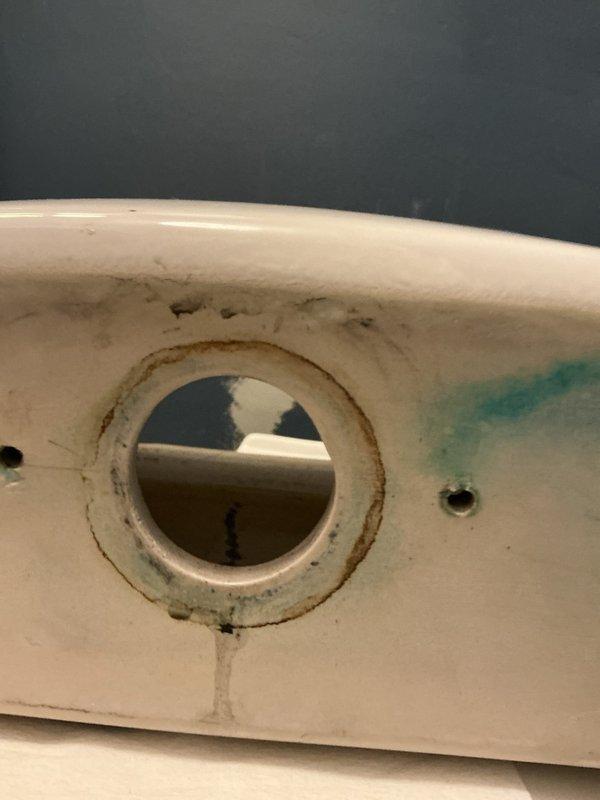 Responded to morning appointment request for toilet wax ring replacement. Upon arrival, removed and reset toilet on hexagonal tile floor, replacing deteriorated wax ring seal to eliminate leaking at base. Reinstalled toilet securely and tested for proper function and seal integrity.