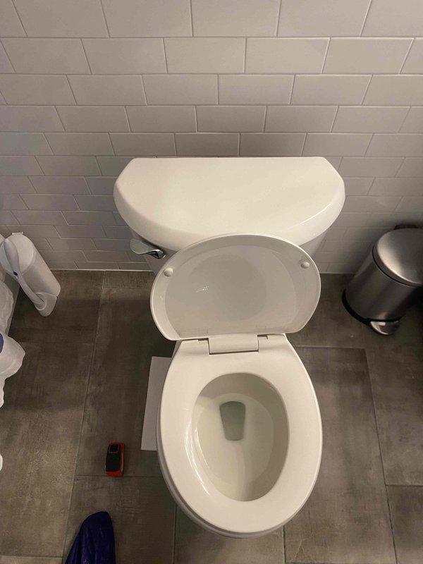 Responded to a toilet leak at the base. Upon inspection, identified water seepage around the toilet base where it meets the floor. Removed and reset the toilet, replaced the wax ring seal, and inspected the closet flange for damage. Tightened closet bolts to proper torque specifications and verified the water supply connection at the shut-off valve for any additional leaks. Tested the toilet by flushing multiple times and confirmed no further water leakage at the base or supply line connection.