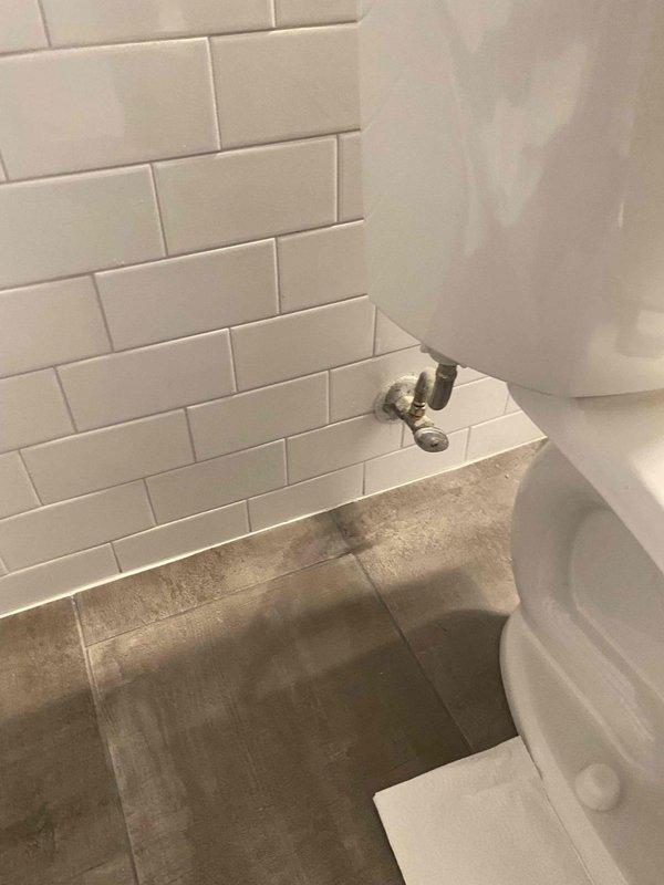 Responded to a toilet leak at the base. Upon inspection, identified water seepage around the toilet base where it meets the floor. Removed and reset the toilet, replaced the wax ring seal, and inspected the closet flange for damage. Tightened closet bolts to proper torque specifications and verified the water supply connection at the shut-off valve for any additional leaks. Tested the toilet by flushing multiple times and confirmed no further water leakage at the base or supply line connection.