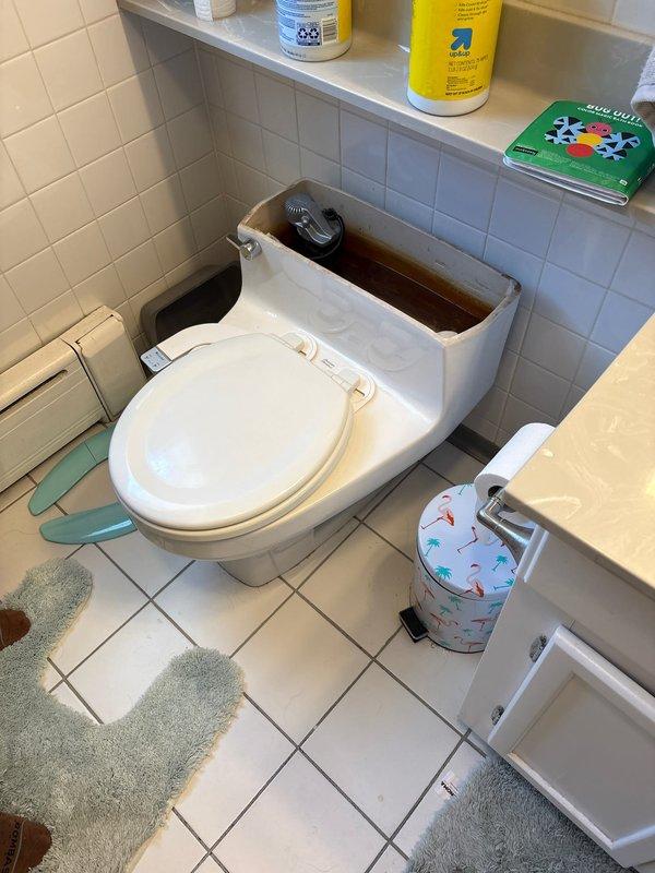 Responded to service call for multiple plumbing concerns including kitchen sink drain, basement utility sink faucet, and upstairs bathroom toilet requiring internal mechanism and wax ring evaluation. Inspected kitchen sink drainage system and verified P-trap and drain line connections beneath cabinet. Assessed upstairs bathroom toilet for proper operation, wax ring seal integrity, and internal tank components to determine necessary repairs or replacements.