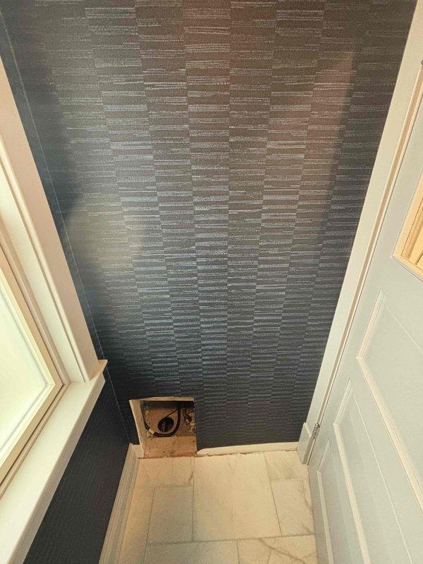 Responded to call regarding leaking shower drain that began several weeks prior. Upon arrival, determined drain access was obstructed and inaccessible from above due to existing tile installation. Created access point through ceiling below shower pan to locate and address leak source. Successfully identified compromised drain assembly, performed necessary repairs to eliminate water intrusion, and restored affected areas upon completion.