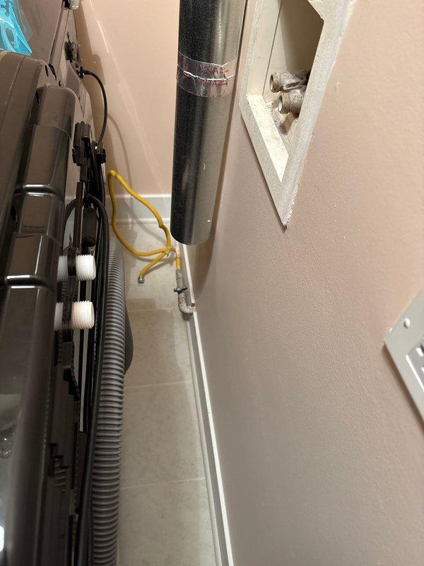 Responded to service call for washer and dryer hookup installation in century-old residential property. Connected new appliances to existing plumbing infrastructure, ensuring proper water supply lines and drain connections were secured. Verified all connections for leaks, confirmed proper drainage function, and tested equipment operation to ensure successful installation in the utility space.