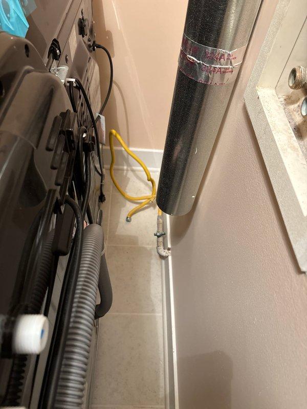 Responded to service call for washer and dryer hookup installation in century-old residential property. Connected new appliances to existing plumbing infrastructure, ensuring proper water supply lines and drain connections were secured. Verified all connections for leaks, confirmed proper drainage function, and tested equipment operation to ensure successful installation in the utility space.