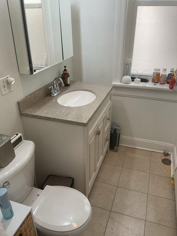 Responded to service call for slow-draining bathtub and bathroom sink. Cleared drainage obstructions from both fixtures, restoring proper water flow and drainage speed. Assessed bathtub drain assembly which was missing a stopper mechanism and provided recommendations for installing a new tub drain stopper to allow the bathtub to retain water as requested.
