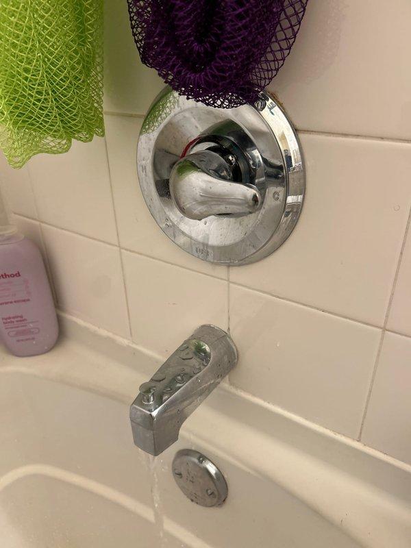 Responded to a no cold water complaint in a single shower at a 25-year-old residential property. Upon inspection, diagnosed a faulty diverter valve in the tub/shower assembly that was preventing cold water flow to the showerhead. Replaced the defective chrome diverter valve mechanism with a new unit, restored proper hot and cold water mixing capability, and tested the system to verify full functionality. All fixtures returned to normal operation with balanced water temperature control.